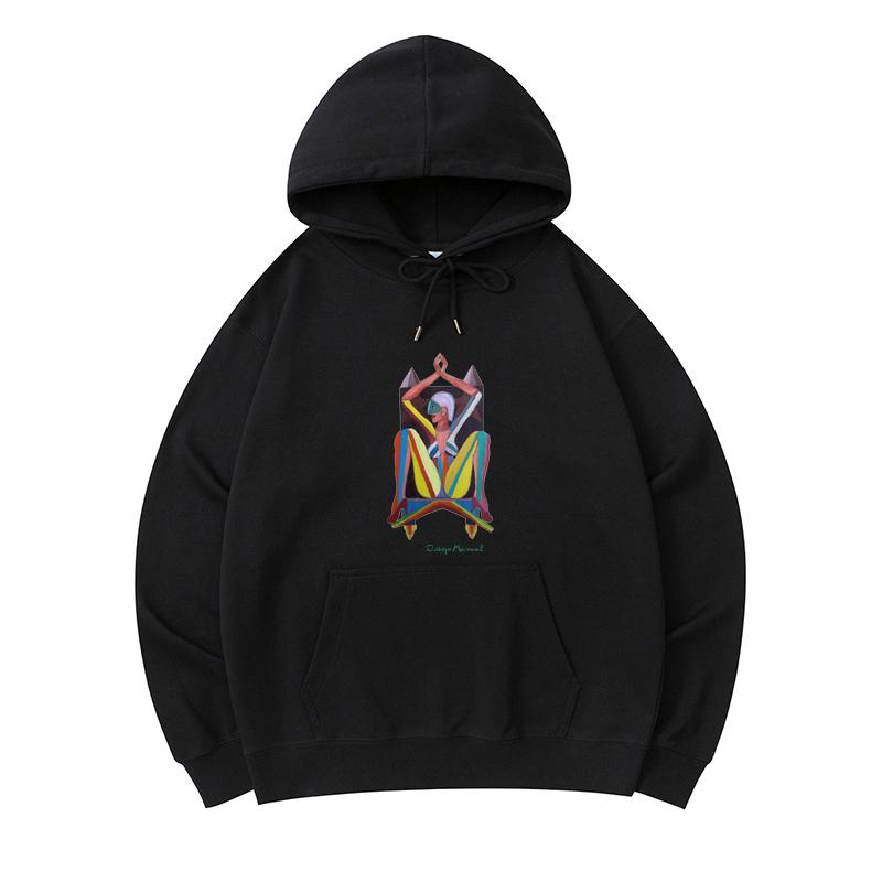 

300 GSM Men s Healthy Cotton Hoodies Spaceship 3 Print Premium Cotton Sweatshirt