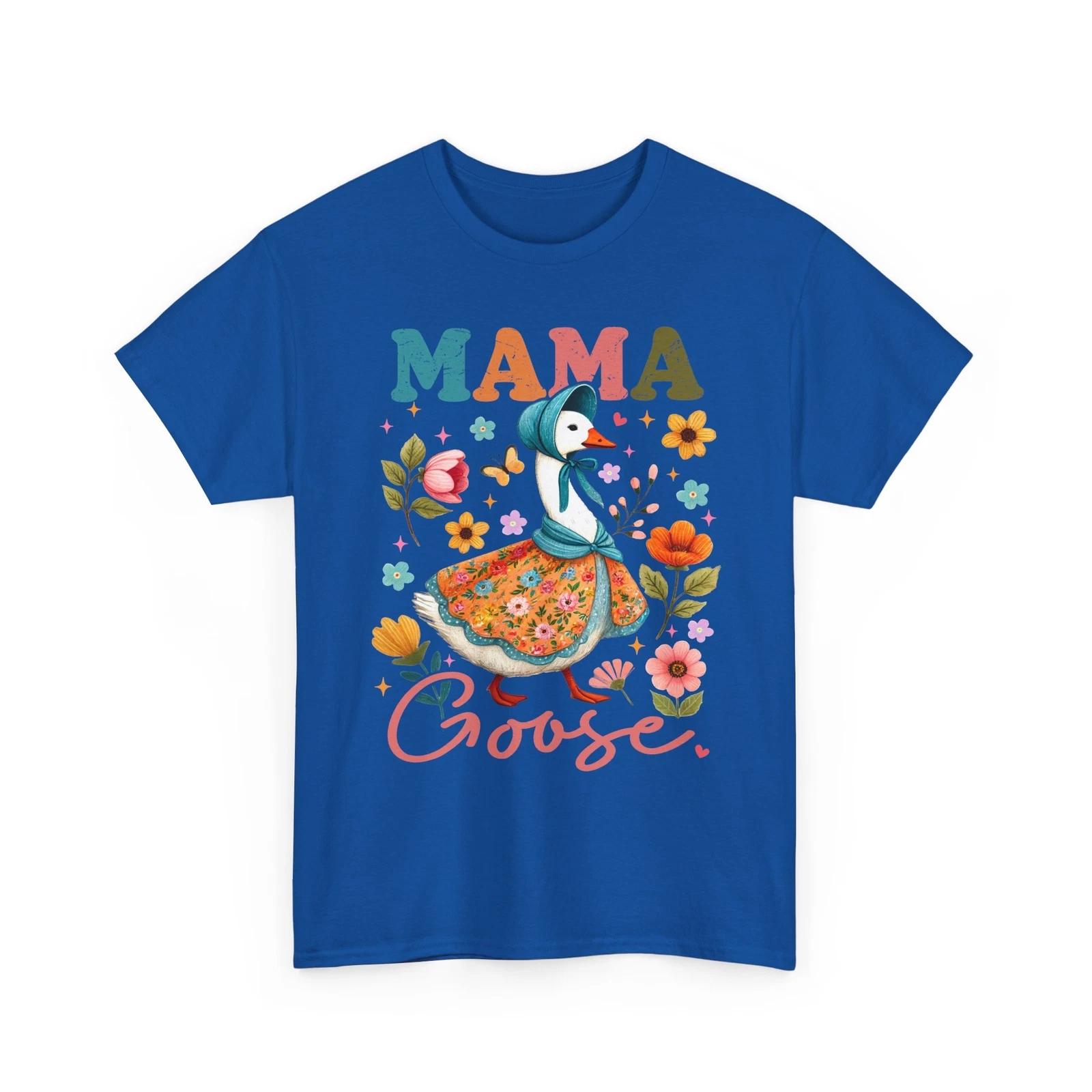 Mama T-Shirt | Vintage Retro Mother Tee | Mama Goose Shirt 4XL
