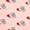 500Pcs Custom Logo Stickers Personalized Text  Image Labels Round Or Square Brand Stickers For Packaging Gifts Business Use