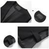 Female Spring and Autumn Short Suit Vest Pure Color Business Simple Button Jacket