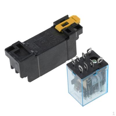 Relé LY2NJ 12 V CC pequeño 10 A bobina DPDT