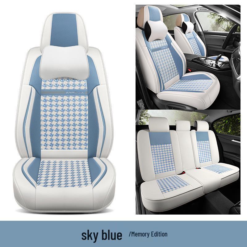 Ice Silk Seat Cover for Great Wall Fengjun 5 - All-Season, Full Surround, Universal Fit for European Trucks