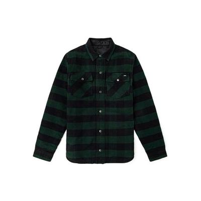 Veste Polaire Décontractée Réversible à Carreaux Couleur Unie Homme vestes Vert VN0A5KLOHNB