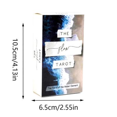 78pcs Cards The Flow Tarot The Tarot Of The Water Element Deck Based Entirely In All Forms Of The Water Element Travel Version