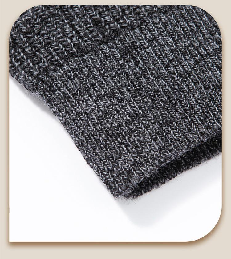 Men's High-Quality Winter Wool Chunky Knit Sweater - Anti-Pilling, Thick, Zipper Base Layer