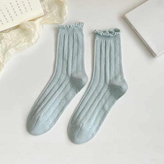 Chaussettes Résilles Noires Femme - Socquettes Printemps/été Avec Voûte Renforcée - Taille Unique
