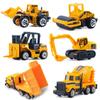 CORPER TOYS Mini Car Set of 6 Vehicles Working Car Excavator Dump Truck Toy Model Car Construction Site Collection Construction/Construction/Work
