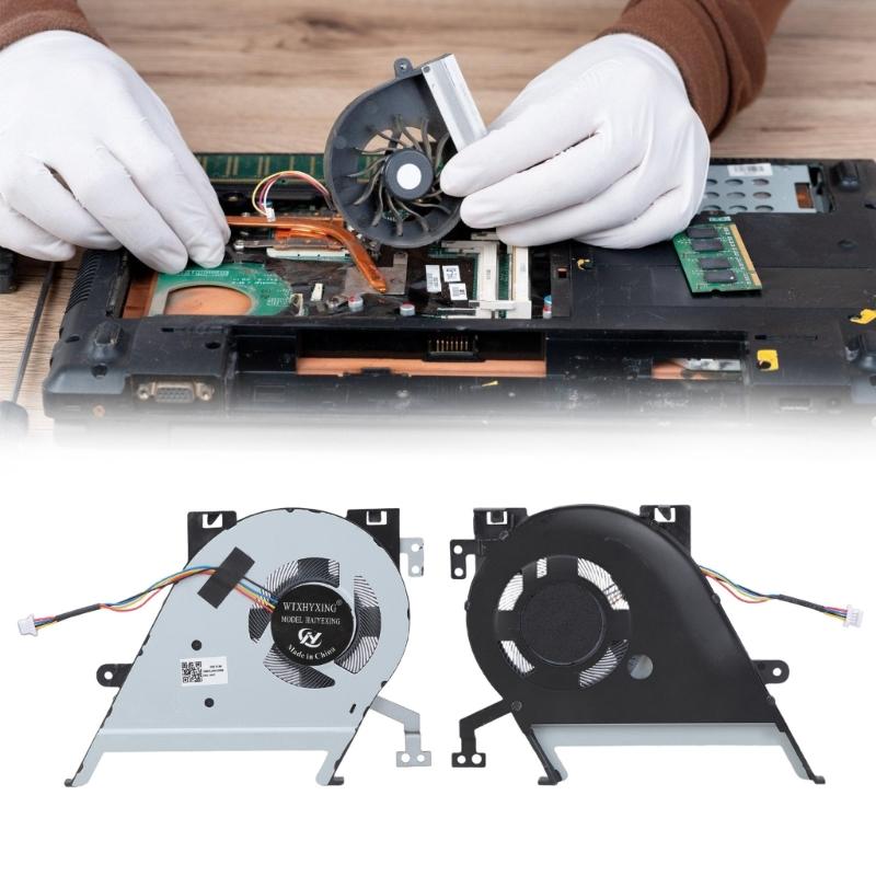 CPU Fan Laptop Cooling Fan DC5V 0.5A 4pin CPU Coolers for S531F S5500F K531E V5050 Laptop Heatsink Part