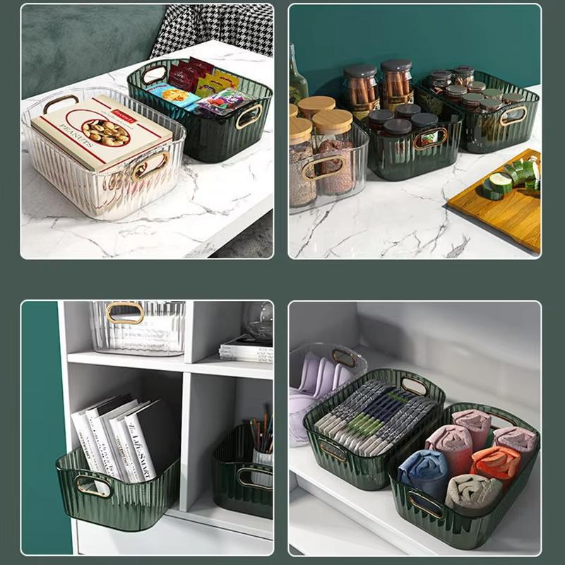 Prostokątna pulpit szuflada do przechowywania kosmetyków pudełko do przechowywania w stosy akrylowy stojak na rozmaitości przekąski przechowywanie kosmetyków kosz organizator