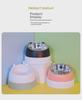 Elevated Stainless Steel & Ceramic Pet Bowls - Anti-Tip Design for Cats & Dogs, Protects Cervical Vertebrae, Double Bowl Set
