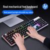 K500F Mechanical USB Wired Gaming Keyboard with Metal Panel and Backlight
