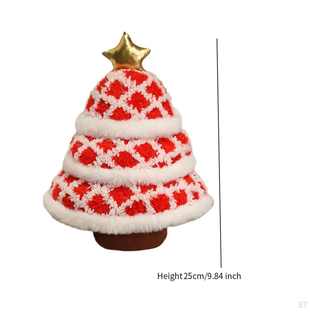 Christmas Tree Plush Toy Doll Soft Home Ornaments Cartoon Party Favor for Apartment