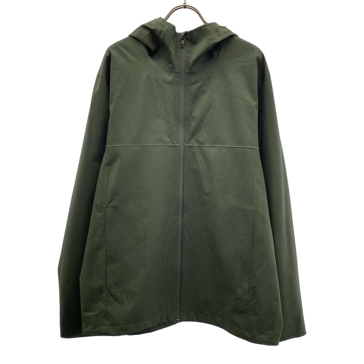 

UNIQLO Long sleeve Block Tech Parker L khaki Zip hoodie Men s Used