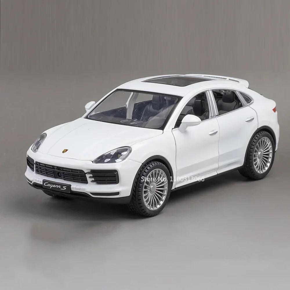 1:24 964 Cayenne S Alloy Models Cars Diecast Toy Doors Opened Vehicles Models Wheel Pull Back Sports Car Kids Festival Present