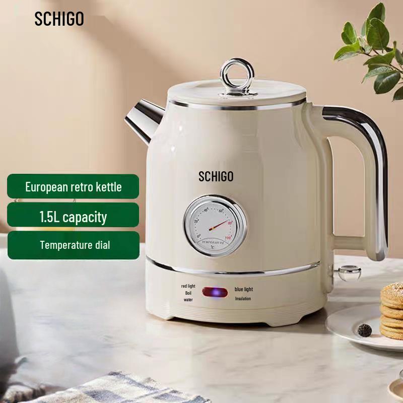 Bollitore Elettrico Zhi Gao: Grande Capacità, Riscaldamento Rapido, Temperatura Costante, Ideale per Dormitorio e Uso Domestico