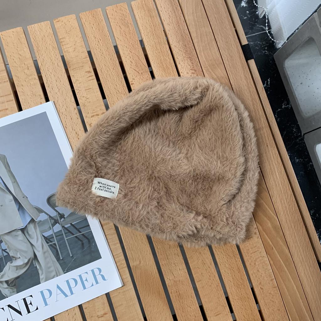 Winter Casual Fashionable Cotton Knit Beanie With Letter Detailing Warmth For