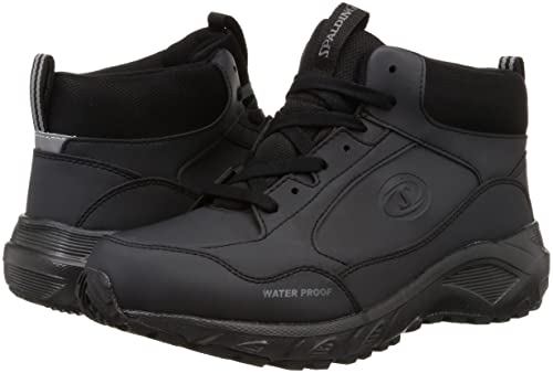 SPALDING Men's Waterproof Snowshoes, Wide Width, 6E, SFW 4000, Black, Size 24.5 Cm