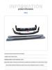 Front Lip & Side Skirts Rear Lip for 7th/7.5th Gen Accord - Japanese Version