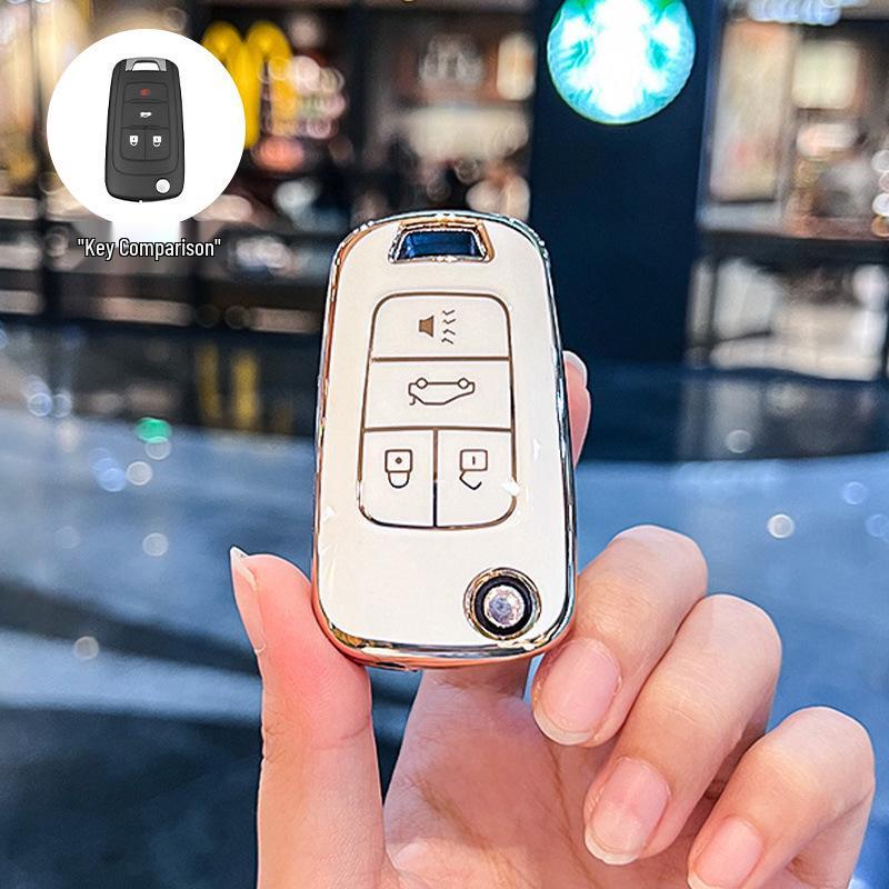 

Compatible with Buick LaCrosse 5-button and Excelle 4-button Key Case, fits 12/13/14/15 Regal and Men GL8, high-end buckle included.