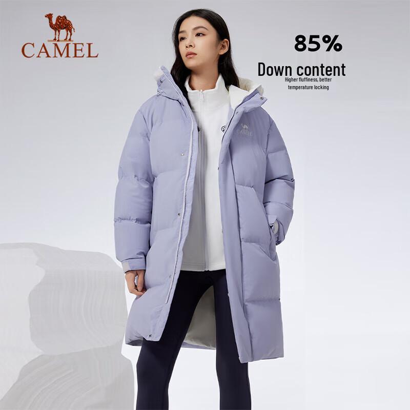 Camel Women s Mid-Length Down Jacket L