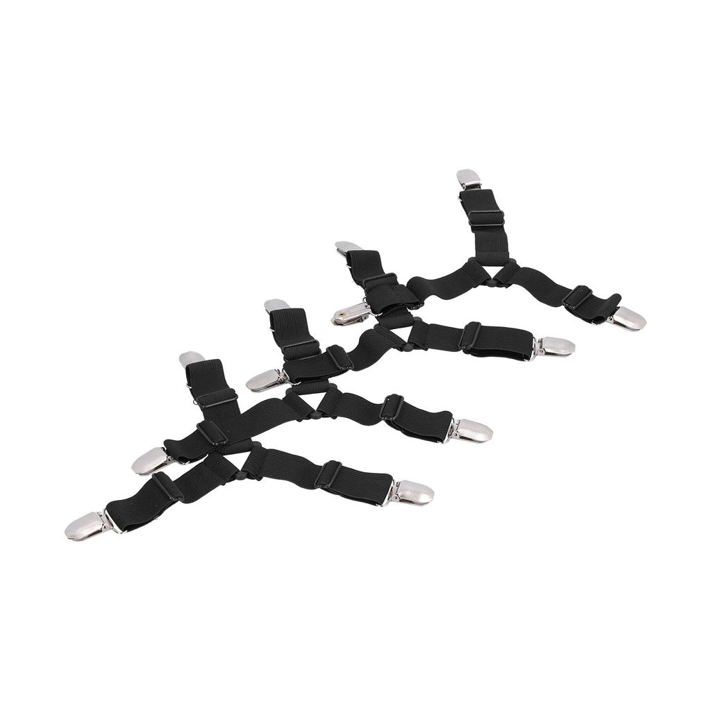 4PCS Elastic Bed Sheet Grippers Bed Sheet Clips Mattress Cover Blankets Holder Fastener Home