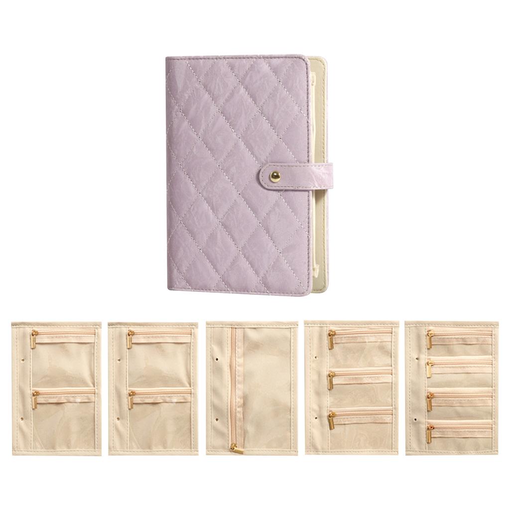Jewelry Book – Travel Portable -Tarnish Storage Album for Earrings, Rings, Necklaces, Gift Box