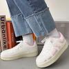 Simple and Versatile Pink Small White Shoes 2024 New Fashion Wear Resistance Anti Slip Spring and Autumn Women's Cricket Shoes