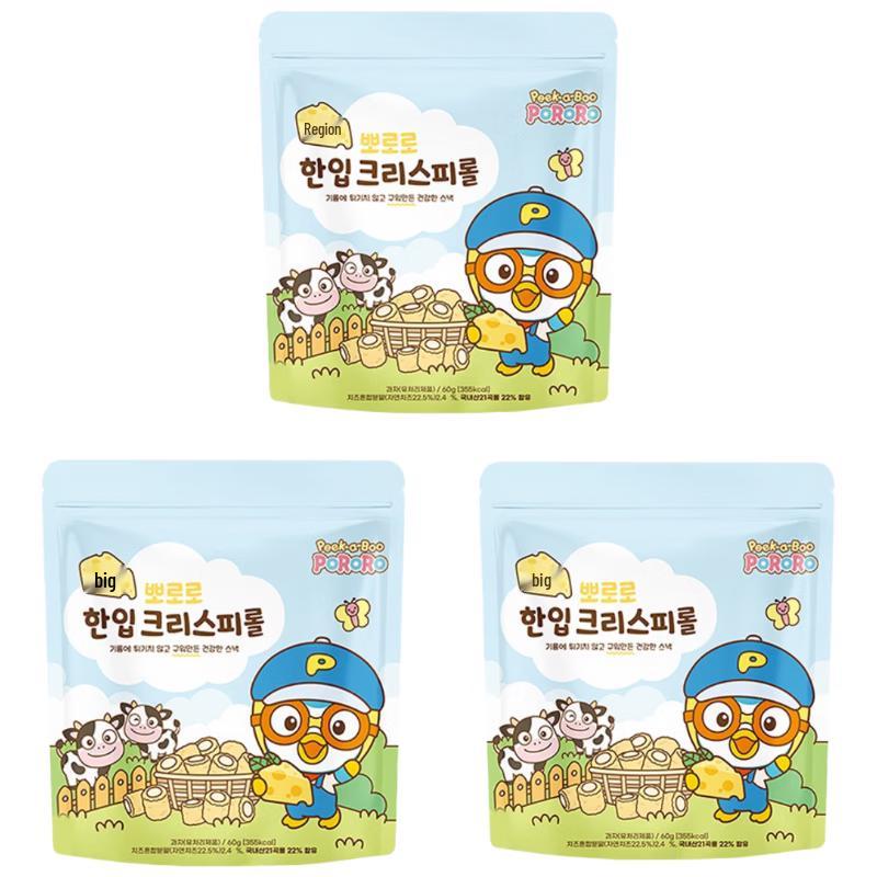 Pororo Cheese Cereal Sticks 3 x 60g