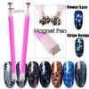 Nail Art Cat Eye Flower Stripe Magnetic Pen DIY 3D Polish UV Gel Manicure Tool for Women