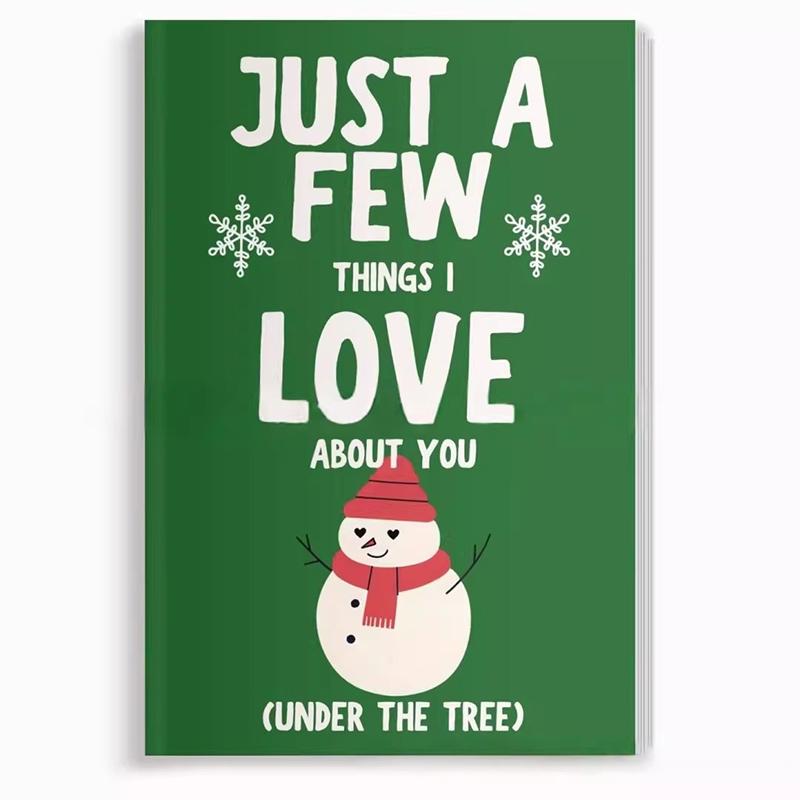 

Romantic Love Fill In The Blank Gift Books Just A Few Things I Love About-You Keepsake Notebook Couples Valentine S Day Gifts A2