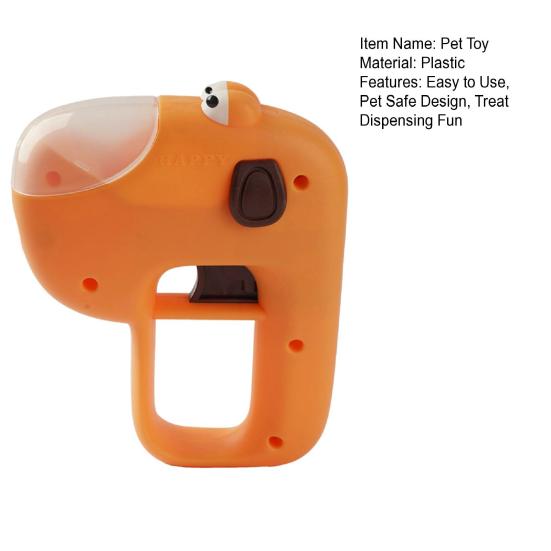 Pet Treat Launcher Dogs Cats Interactive Dispenser Puppy Snacks Feeder Encourages Healthy Activity Training Reward Toy