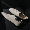 Fashion Fashion Versatile Woman Shoes 2025 Spring New Square Toe Flat Shoes Simple Women's Loafers Anti Slip Women Casual Shoe Zapatos