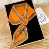 Luxury Brand Skinny Neckerchief Scarf For Women Satin Silk Ribbons Bandana Ladies Neck Tie Wrist Wrap Shawl Echarpe