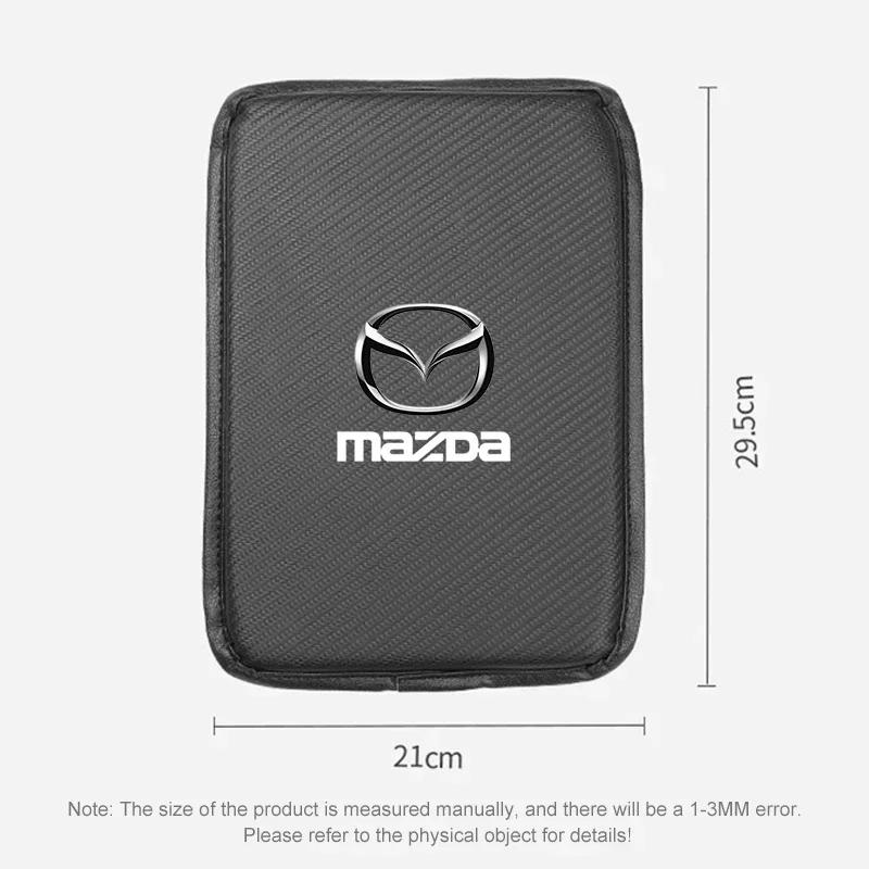 2025 Hot Car Armrest Box Pad Protection Elbow Rest Cushion Center Console Cover For Mazda 3 6 CX5 2 CX3 CX9 MX5 RX8 Axela Demio