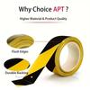 Adhesive PVC Warning Tape Anti-slip Warning Stickers Location Mark Stickers  Stairs Floor