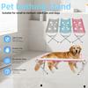 Foldable Pet Bathing Stand Breathable Mesh Pet Bath Helper Table Anti-Slip Pet Grooming Fixed Rack for Small Medium Dogs Cats