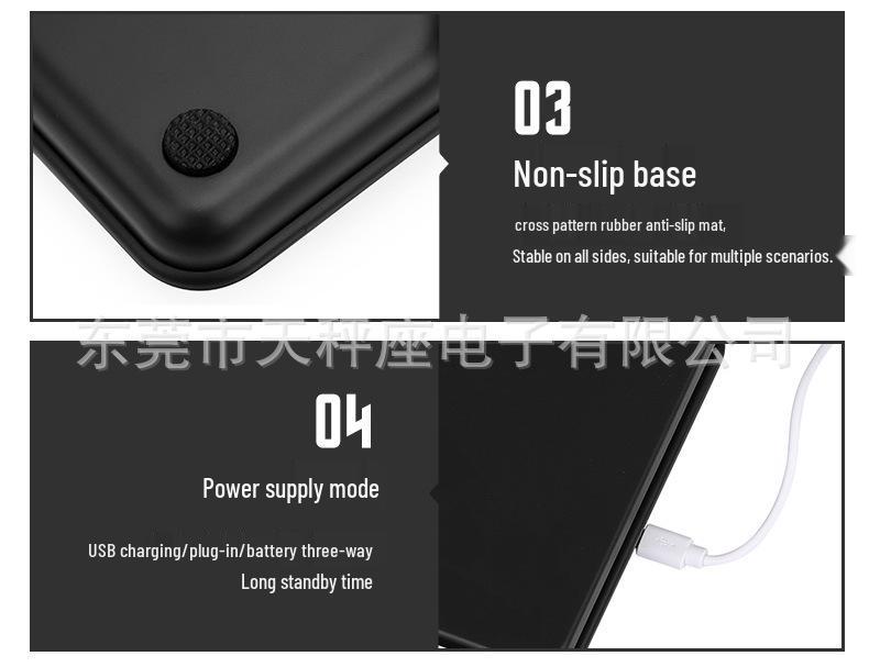 USB Charging Coffee Scale 3kg: Precise 0.1g Electronic Kitchen Scale with Timer