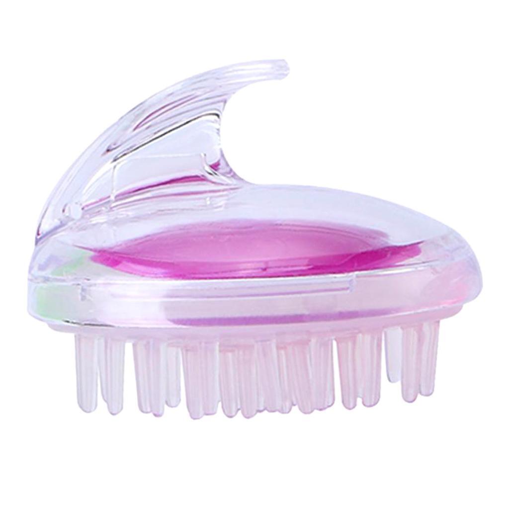 1 X Silicone Shower Shampoo Body Wash Dandruff Brush Hair Scalp Massager