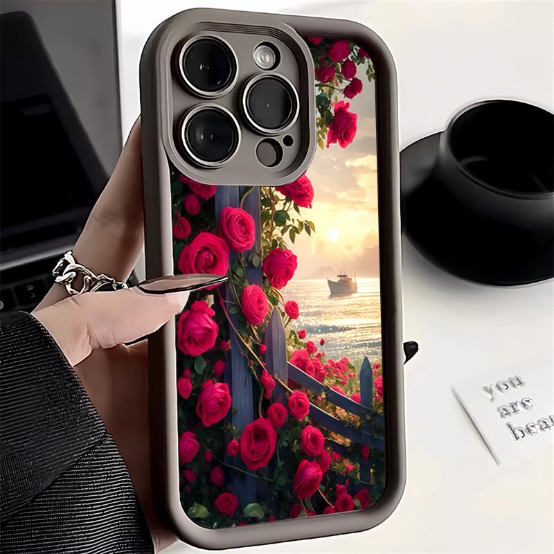 Artistic Retro Floral Butterfly Soft Phone Case For Samsung Galaxy S25 S24 S23 S22 S21 Ultra Plus FE A26 A25 A16 A56 A06 Cover