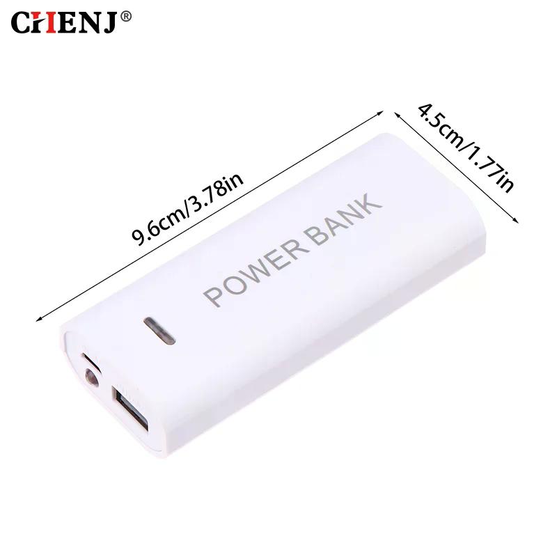 Portable Power Bank Case DIY 2Cell 18650 Battery Box For Smart Phone Charge 5V 1A For 18650 Battery With Indicator Light