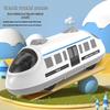 High-Speed Pull-Back Cartoon Train Toy for Kids 0-3 Years