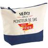 Makeup Bag - PLANETEE - Driving School Monitor Thank You Awesome - Large Size - Cotton - HD Sublimation Printing (France)