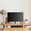 Wooden Monitor Stand Riser Computer Stands Solid Wood Desktop Organizer Rack  for Computer Laptop PC TV