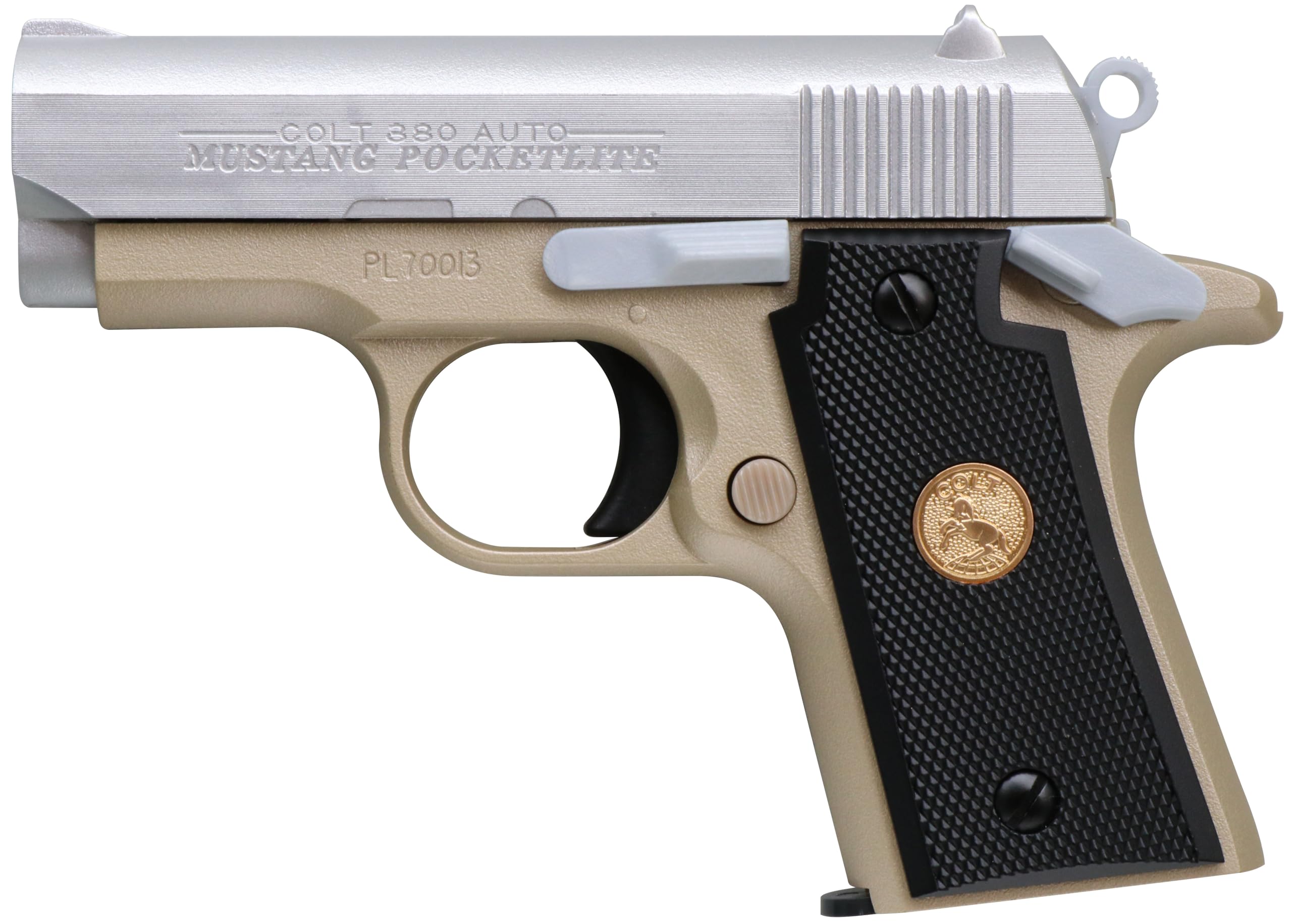 

Модель Crown COLT MUSTANG SILVER POCKETLITE Пистолет для возраста 10+ Высококлассный с пружинно-поршневым механизмом