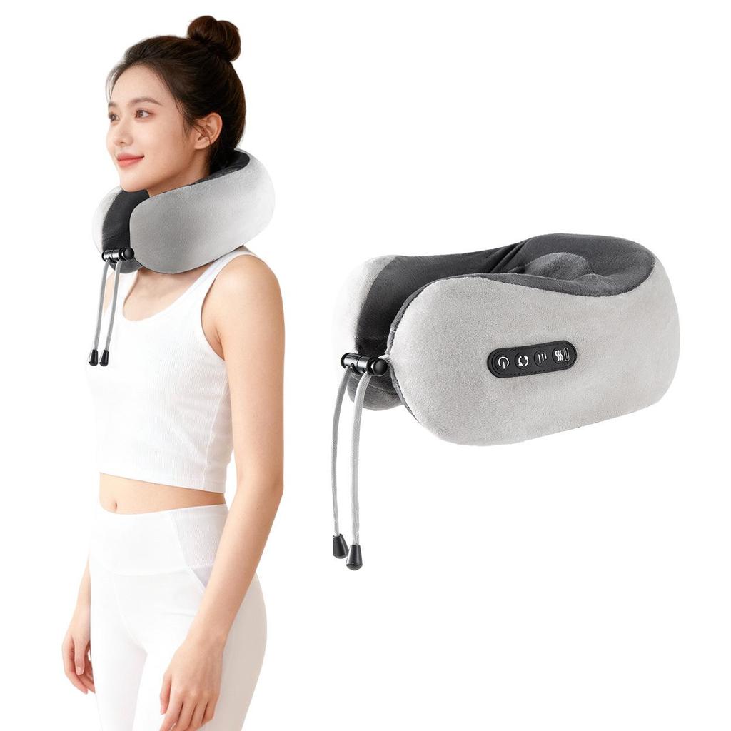 U-shaped Multi-functional Neck and Back Massager Pillow for Cervical and Lumbar Support