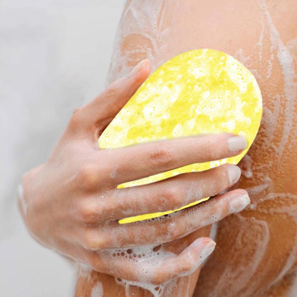 Reusable Memory Foam Shower Sponge Exfoliating Bath Sponge Soft Cleansing Peeling Tool For Travel Home Shower Spa