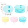 Foldable Silicone Snack Box with Lid, Leak-Proof & Easy Clean for Nuts, Fruits, Lunch On-the-Go
