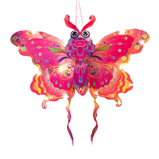 Zestaw do samodzielnego wykonania latarni rybnej i motylkowej Zestaw materiałów na latarnie Chiński Nowy Rok Dekoracja festiwalowa dla dzieci i rodziny Rekwizyt imprezowy