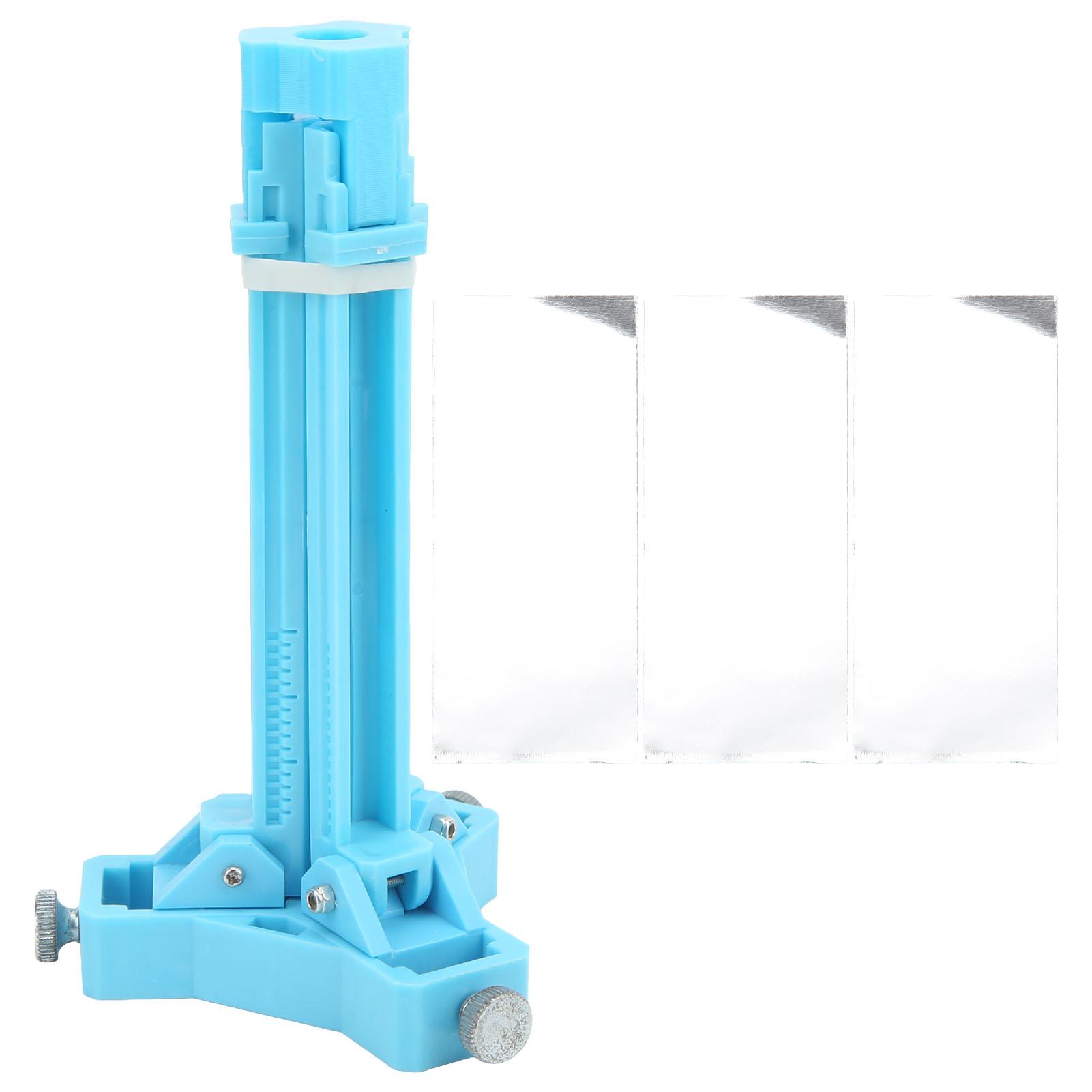 

3D Arrow Fletching Jig Adjustable Clear Scale Portable Arrow Fletching Bonding Tool for 3.610mm