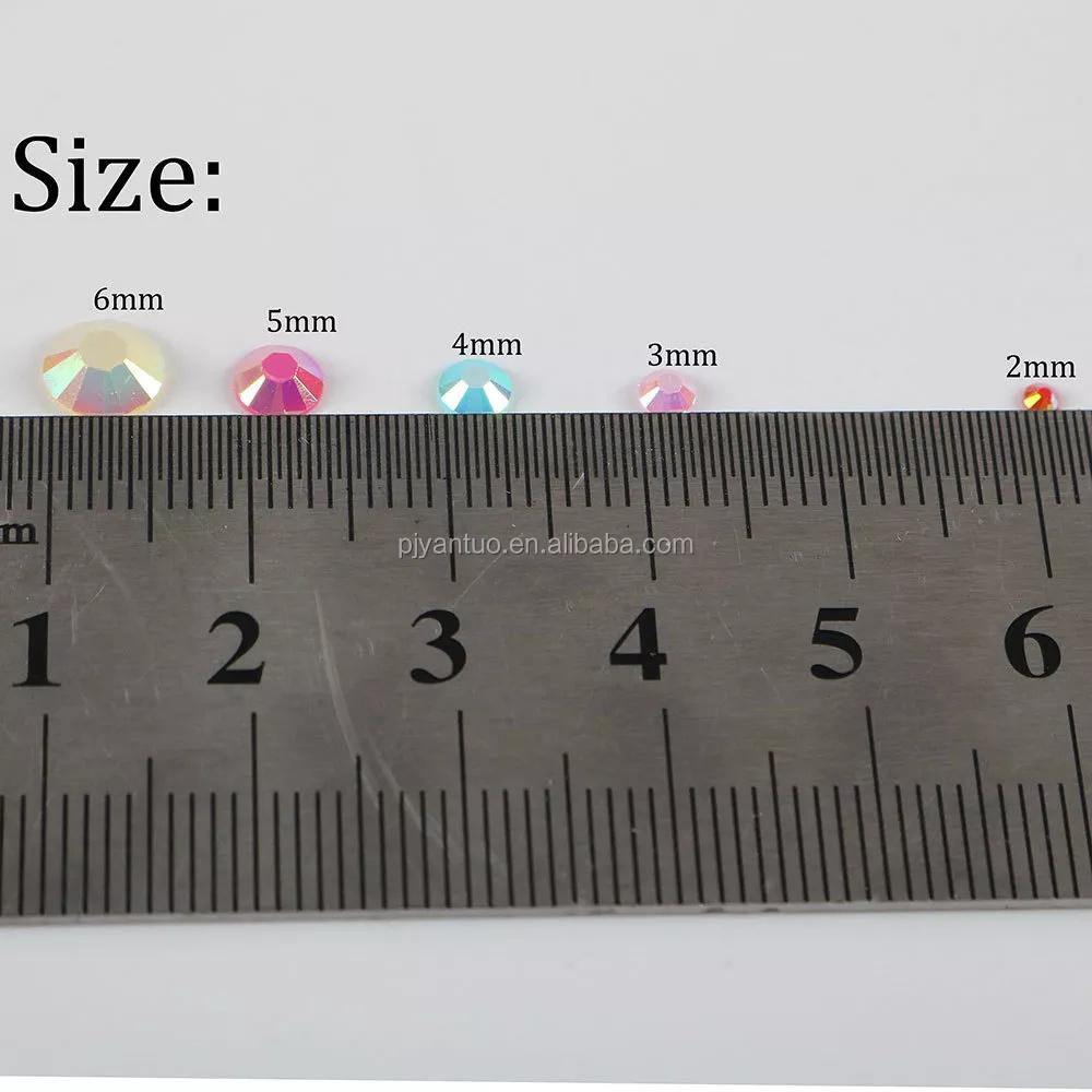 5000pcs 5mm Jelly ab Flatback Resin Rhinestones Small Package Non-hotfix Rhinestonesfor DIY Crafts
